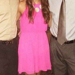 Lush Pink Short Dress